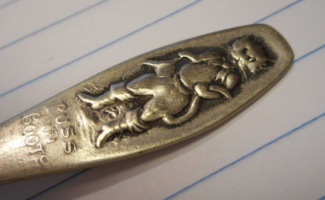Puss in Boots Spoon © 1924ish Regal Silver